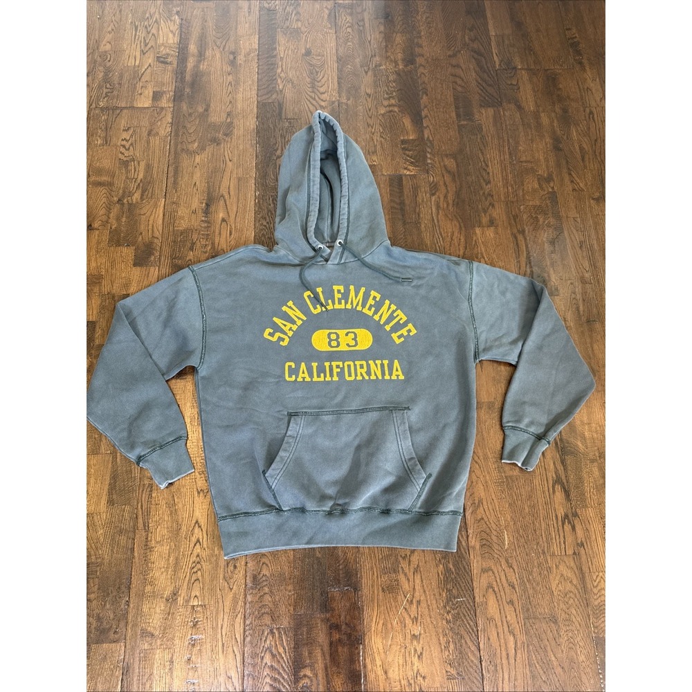 Abercrombie & Fitch San Clemente California Hoodie Green Men’s Small Oversized E